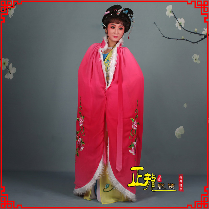 晋安小花旦绣花斗篷 花旦披风